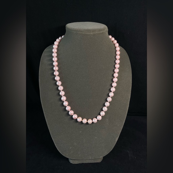 Vintage pink, fake pearls - Picture 4 of 5